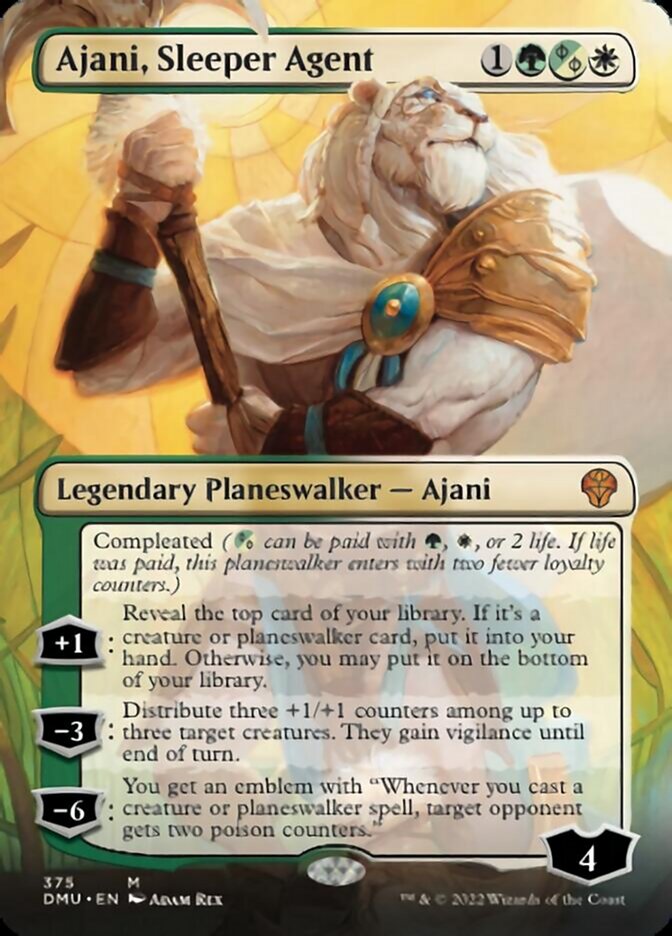 Ajani, Sleeper Agent (Borderless) (375) [Dominaria United] | Exor Games New Glasgow