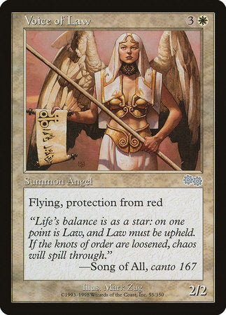 Voice of Law [Urza's Saga] | Exor Games New Glasgow