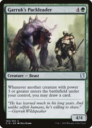 Garruk's Packleader [Commander 2019] | Exor Games New Glasgow