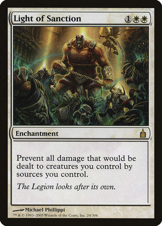 Light of Sanction [Ravnica: City of Guilds] | Exor Games New Glasgow