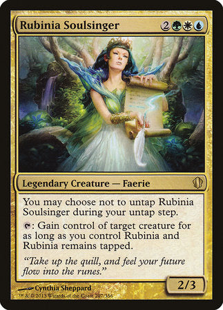 Rubinia Soulsinger [Commander 2013] | Exor Games New Glasgow