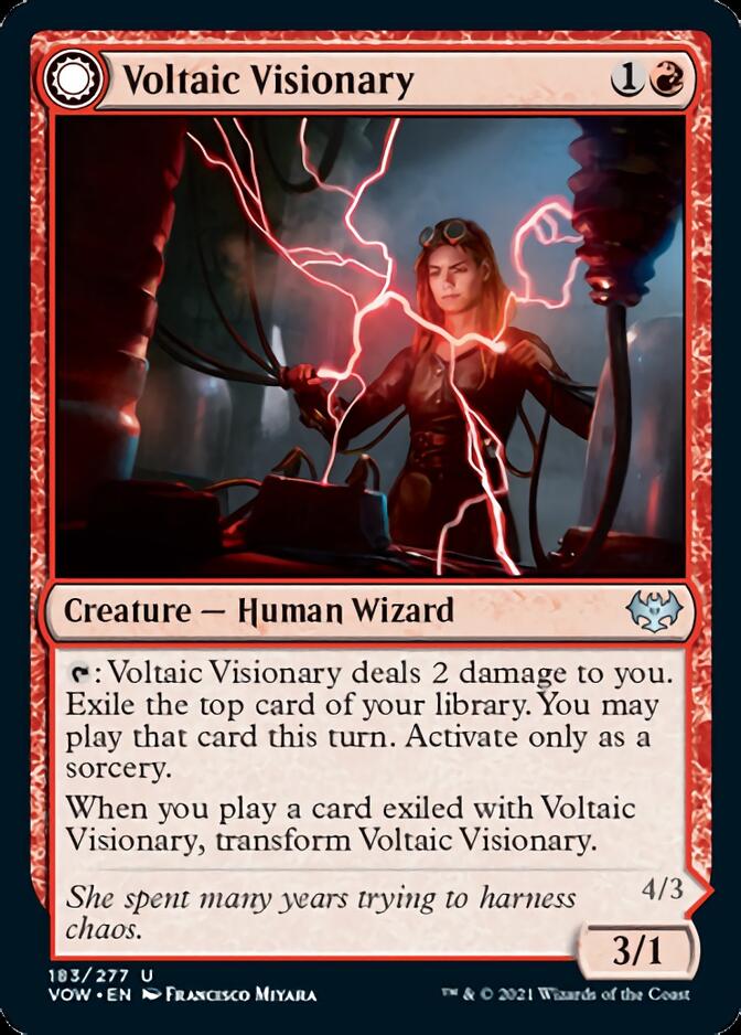 Voltaic Visionary // Volt-Charged Berserker [Innistrad: Crimson Vow] | Exor Games New Glasgow