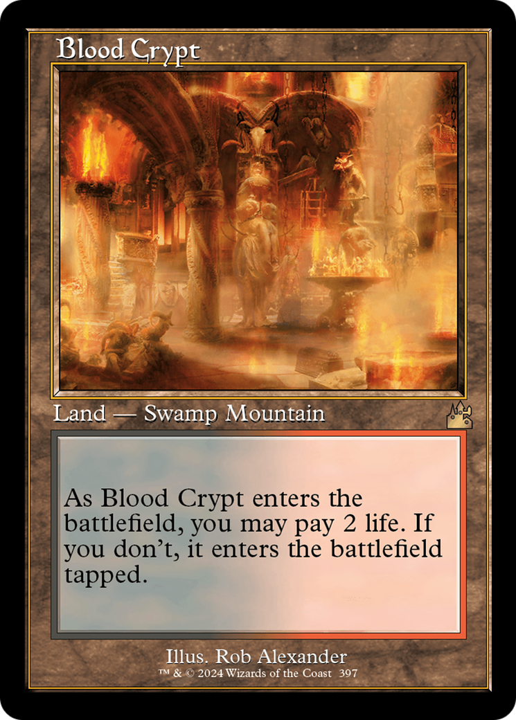 Blood Crypt (Retro) [Ravnica Remastered] | Exor Games New Glasgow