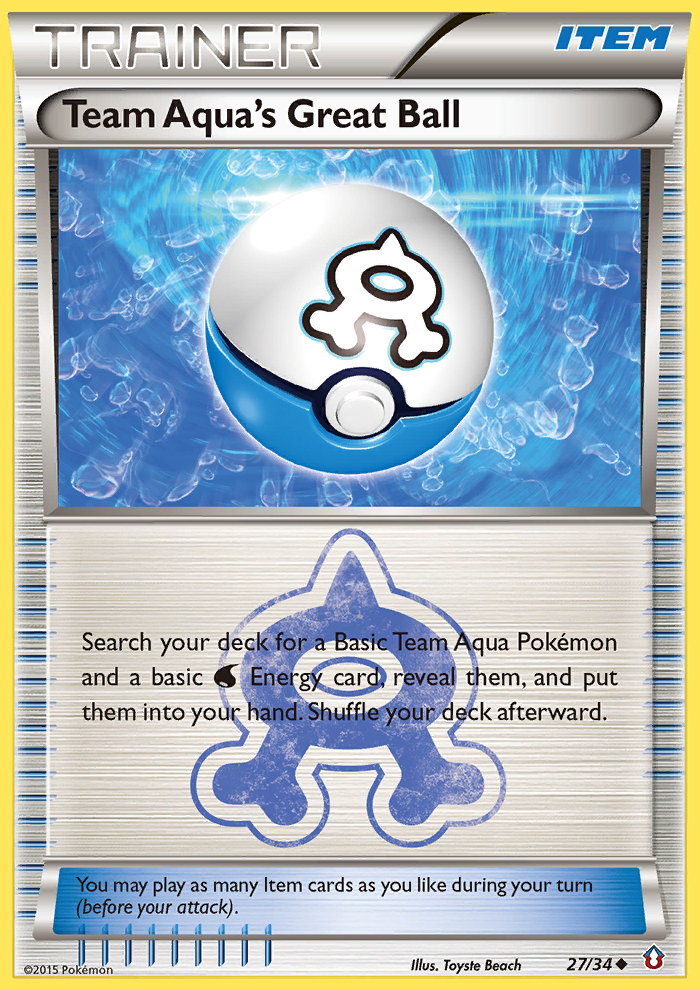 Team Aqua's Great Ball (27/34) [XY: Double Crisis] | Exor Games New Glasgow