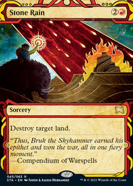 Stone Rain (Etched Foil) [Strixhaven Mystical Archive] | Exor Games New Glasgow
