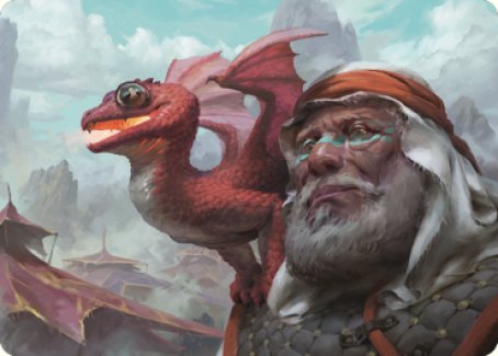 Dragon Whelp Art Card [Dominaria United Art Series] | Exor Games New Glasgow