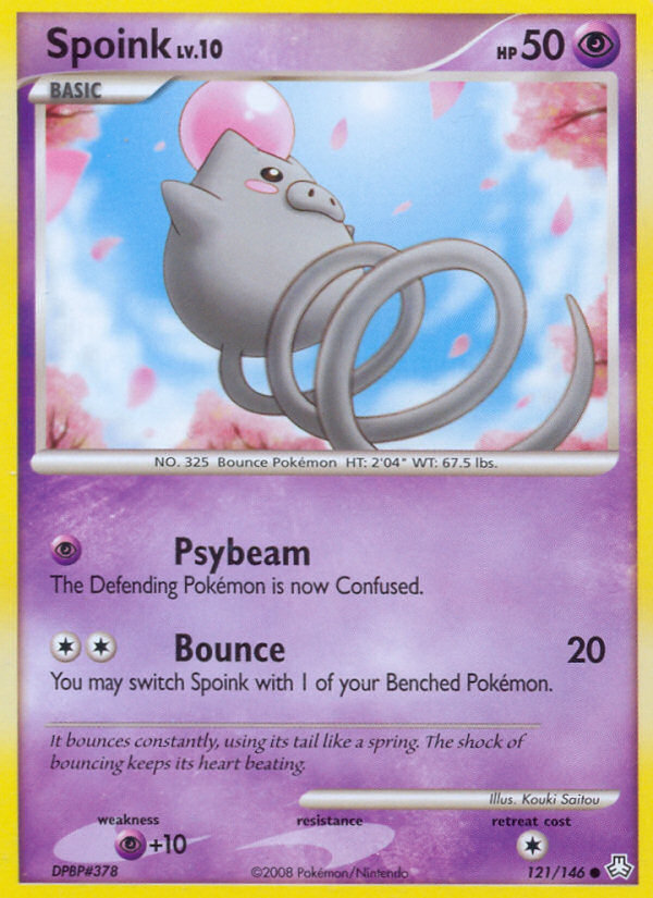 Spoink (121/146) [Diamond & Pearl: Legends Awakened] | Exor Games New Glasgow