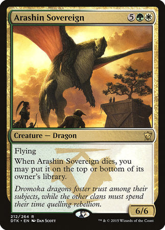 Arashin Sovereign [Dragons of Tarkir] | Exor Games New Glasgow