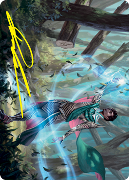 Dragonsguard Elite Art Card (Gold-Stamped Signature) (15/81) [Strixhaven: School of Mages Art Series] | Exor Games New Glasgow