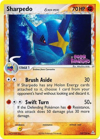 Sharpedo (53/110) (Delta Species) (Stamped) [EX: Holon Phantoms] | Exor Games New Glasgow