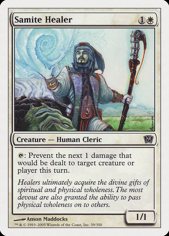 Samite Healer [Ninth Edition] | Exor Games New Glasgow