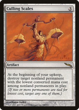 Culling Scales [Mirrodin] | Exor Games New Glasgow