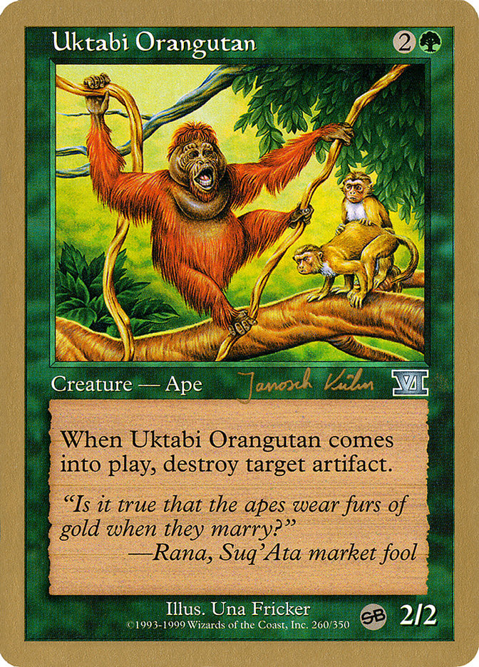 Uktabi Orangutan (Janosch Kuhn) (SB) [World Championship Decks 2000] | Exor Games New Glasgow