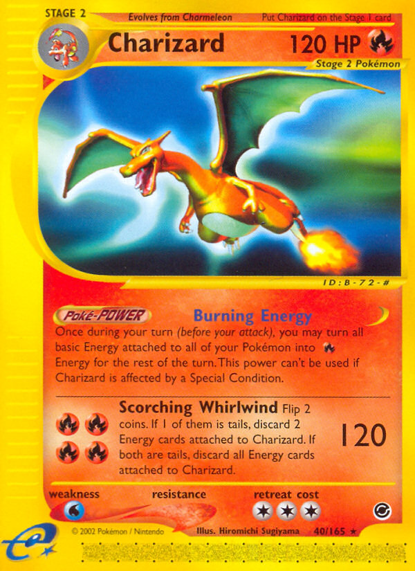 Charizard (40/165) [Expedition: Base Set] | Exor Games New Glasgow