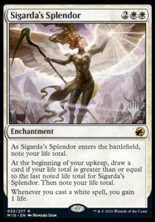 Sigarda's Splendor (Promo Pack) [Innistrad: Midnight Hunt Promos] | Exor Games New Glasgow