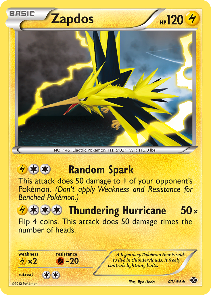 Zapdos (41/99) [Black & White: Next Destinies] | Exor Games New Glasgow