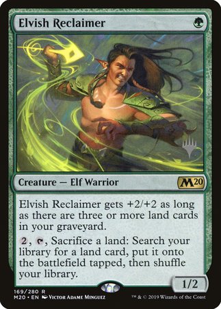 Elvish Reclaimer [Core Set 2020 Promos] | Exor Games New Glasgow