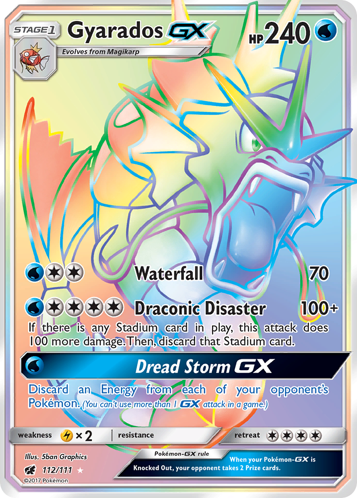 Gyarados GX (112/111) [Sun & Moon: Crimson Invasion] | Exor Games New Glasgow