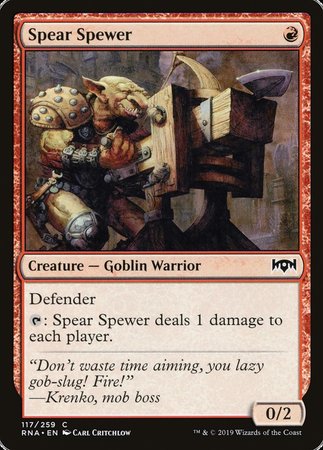 Spear Spewer [Ravnica Allegiance] | Exor Games New Glasgow