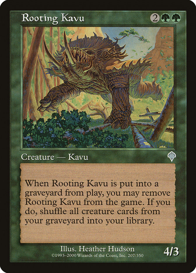 Rooting Kavu [Invasion] | Exor Games New Glasgow