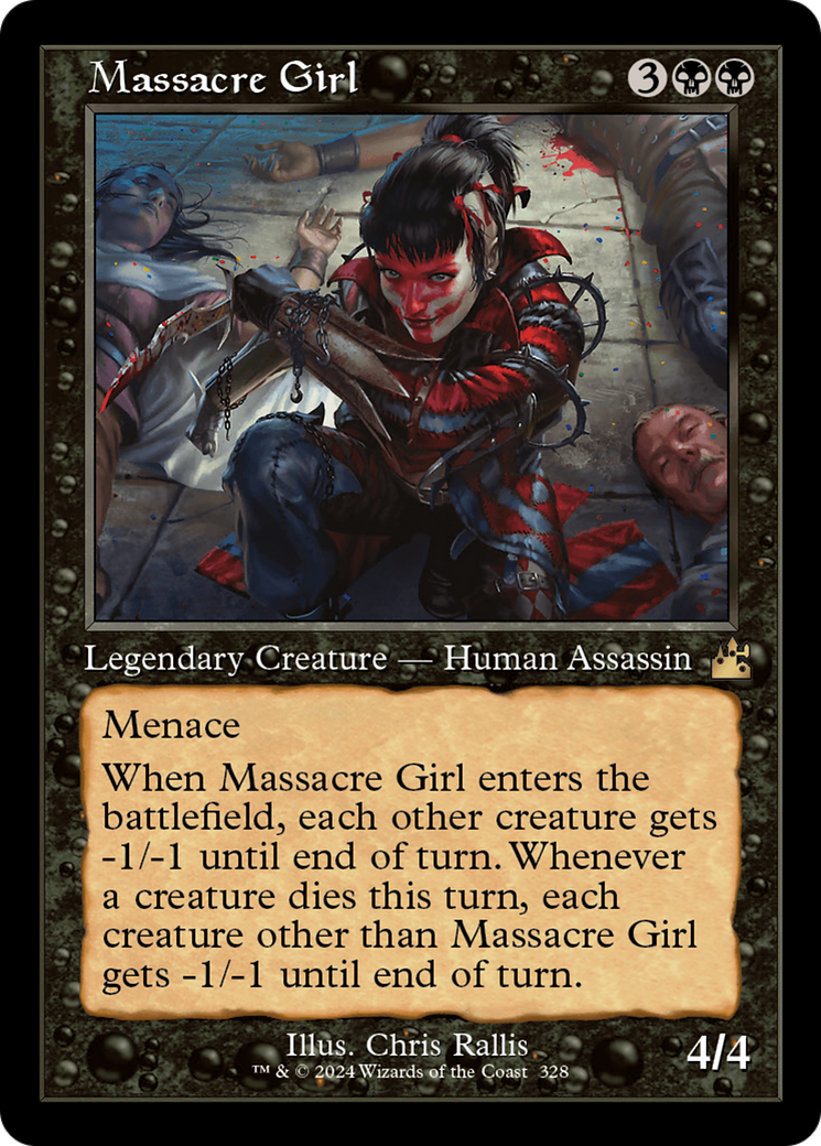 Massacre Girl (Retro) [Ravnica Remastered] | Exor Games New Glasgow