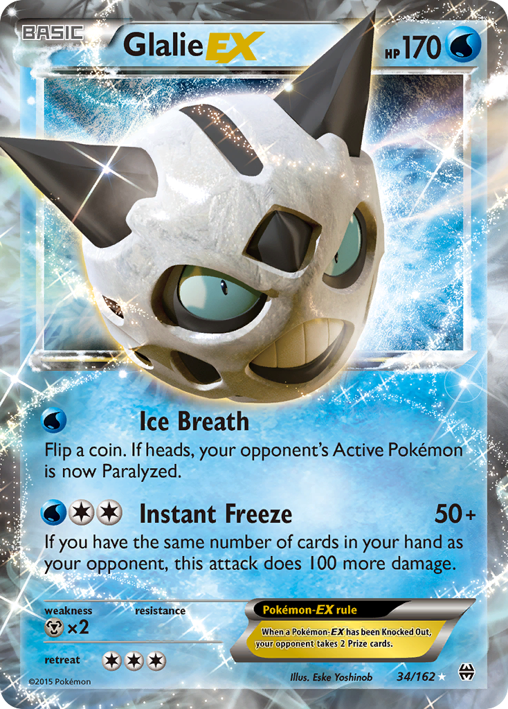 Glalie EX (34/162) [XY: BREAKthrough] | Exor Games New Glasgow