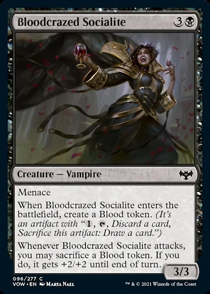 Bloodcrazed Socialite [Innistrad: Crimson Vow] | Exor Games New Glasgow