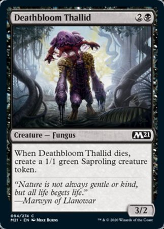 Deathbloom Thallid [Core Set 2021] | Exor Games New Glasgow