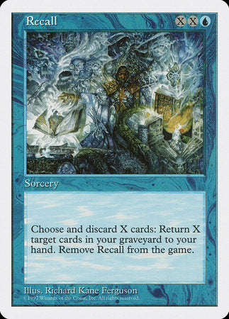 Recall [Fifth Edition] | Exor Games New Glasgow