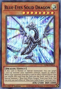 Blue-Eyes Solid Dragon (Blue) [LDS2-EN014] Ultra Rare | Exor Games New Glasgow