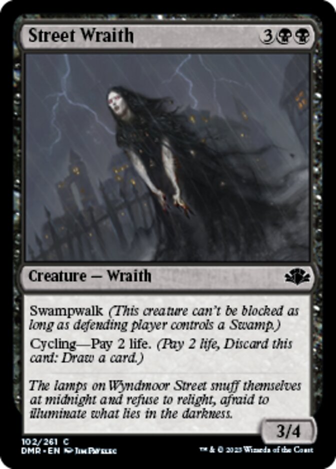 Street Wraith [Dominaria Remastered] | Exor Games New Glasgow