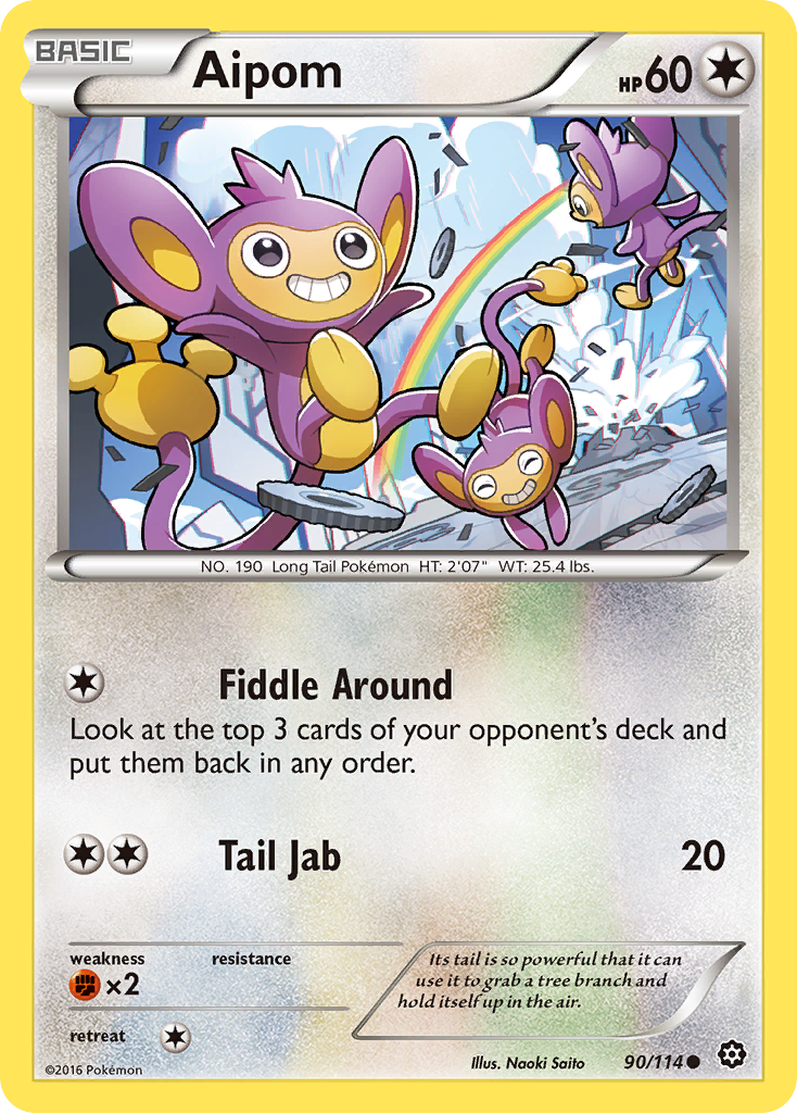 Aipom (90/114) [XY: Steam Siege] | Exor Games New Glasgow