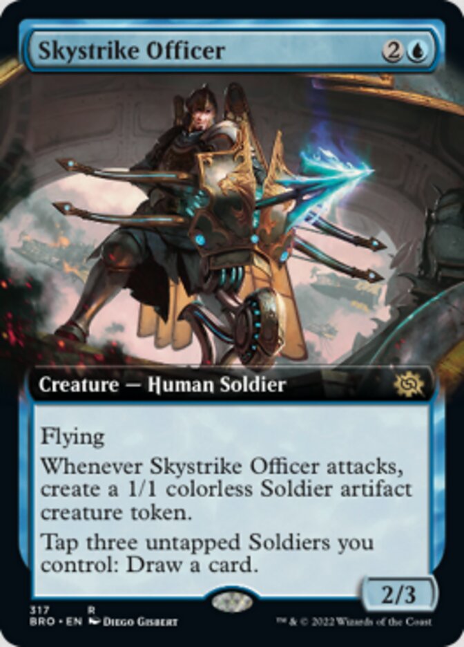 Skystrike Officer (Extended Art) [The Brothers' War] | Exor Games New Glasgow