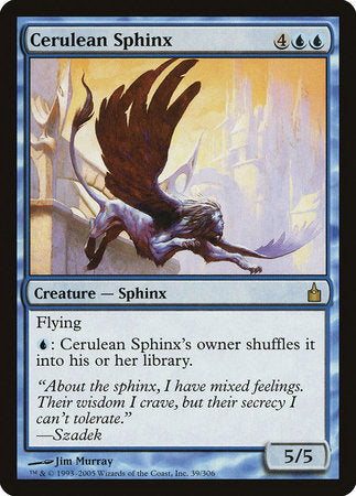 Cerulean Sphinx [Ravnica: City of Guilds] | Exor Games New Glasgow