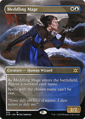 Meddling Mage (Borderless) [Double Masters] | Exor Games New Glasgow