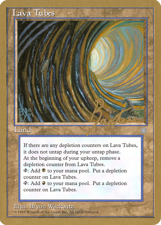 Lava Tubes (George Baxter) [Pro Tour Collector Set] | Exor Games New Glasgow