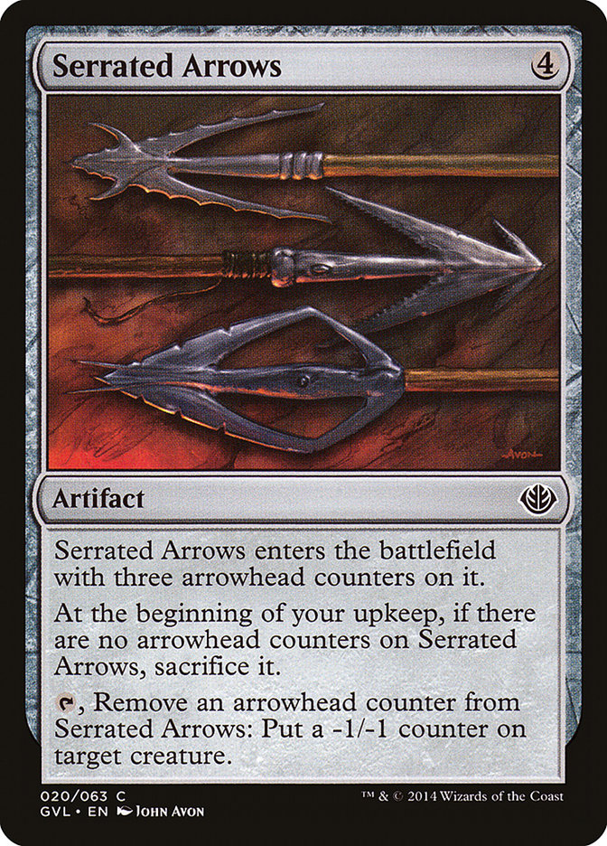 Serrated Arrows (Garruk vs. Liliana) [Duel Decks Anthology] | Exor Games New Glasgow
