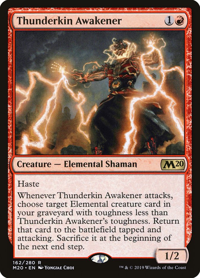 Thunderkin Awakener [Core Set 2020] | Exor Games New Glasgow