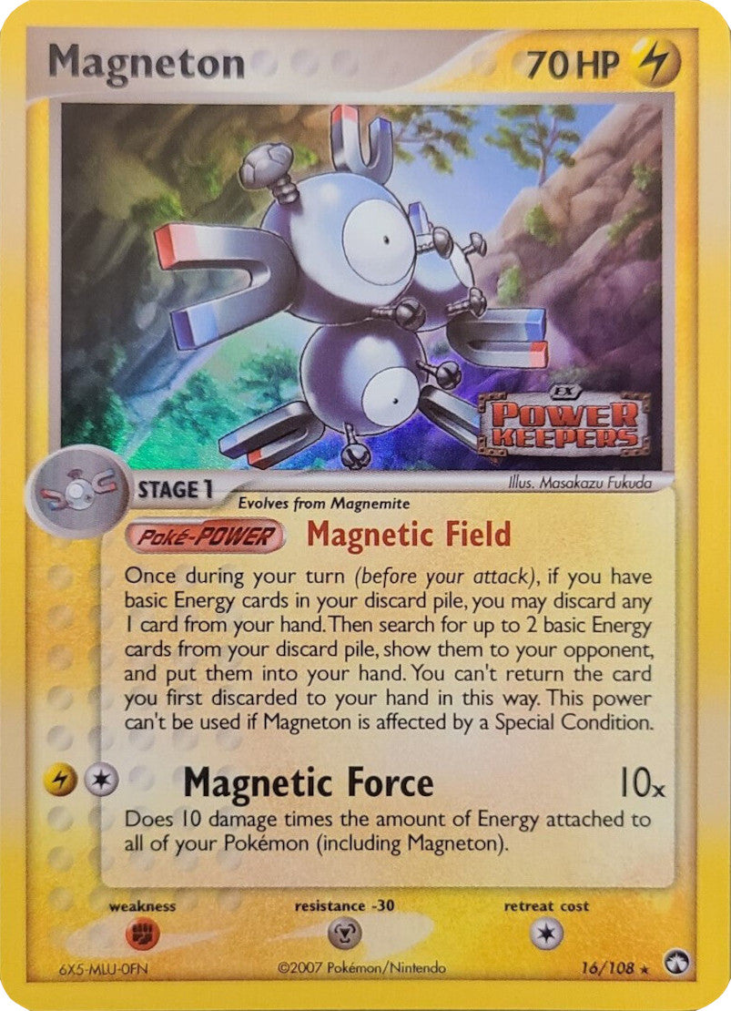 Magneton (16/108) (Stamped) [EX: Power Keepers] | Exor Games New Glasgow