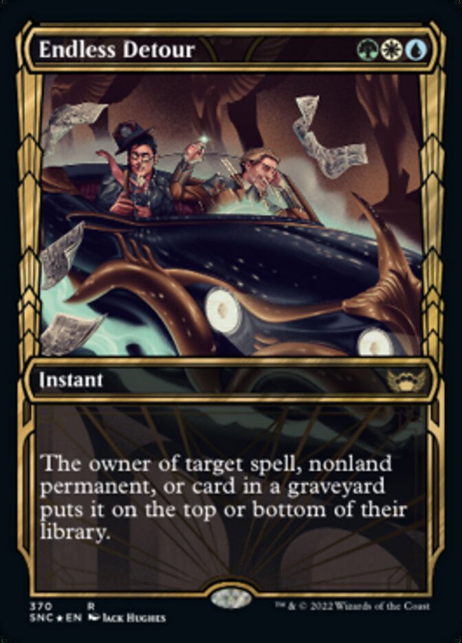 Endless Detour (Showcase Golden Age Gilded Foil) [Streets of New Capenna] | Exor Games New Glasgow