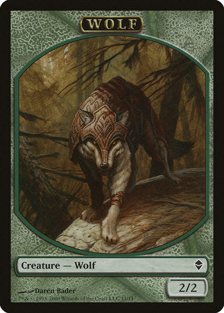 Wolf Token [Zendikar Tokens] | Exor Games New Glasgow