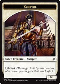 Vampire // Treasure Double-sided Token [Ixalan Tokens] | Exor Games New Glasgow