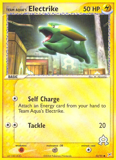Team Aqua's Electrike (53/95) [EX: Team Magma vs Team Aqua] | Exor Games New Glasgow