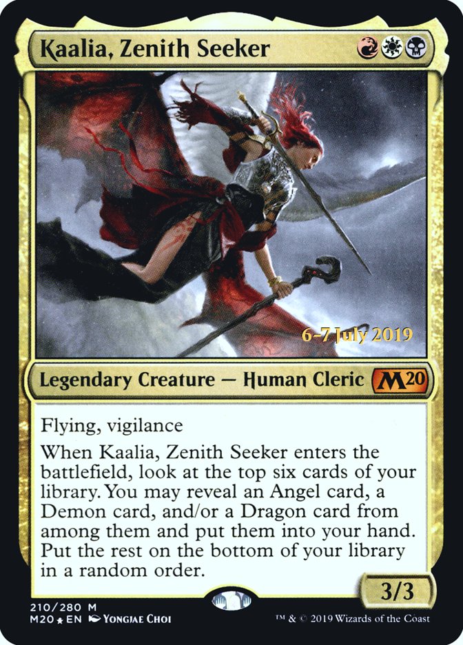 Kaalia, Zenith Seeker  [Core Set 2020 Prerelease Promos] | Exor Games New Glasgow