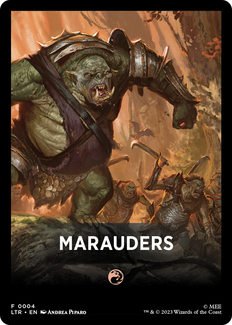 Marauders Theme Card [The Lord of the Rings: Tales of Middle-Earth Tokens] | Exor Games New Glasgow