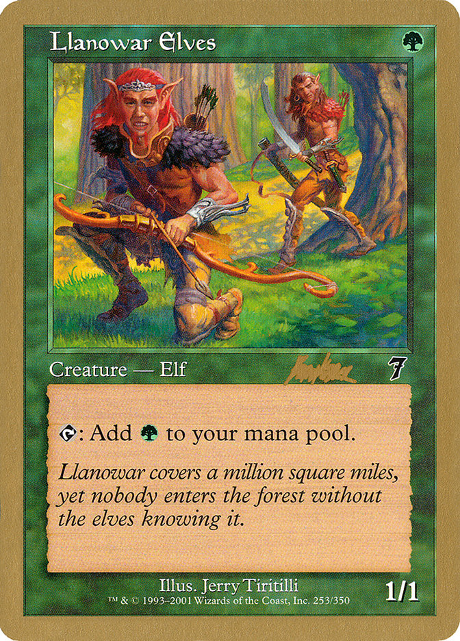 Llanowar Elves (Brian Kibler) [World Championship Decks 2002] | Exor Games New Glasgow