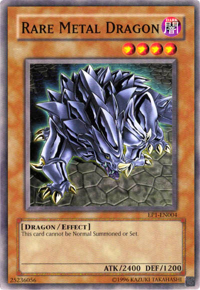 Rare Metal Dragon [EP1-EN004] Common | Exor Games New Glasgow