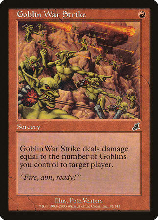 Goblin War Strike [Scourge] | Exor Games New Glasgow