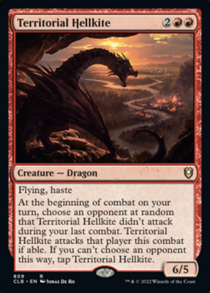 Territorial Hellkite [Commander Legends: Battle for Baldur's Gate] | Exor Games New Glasgow