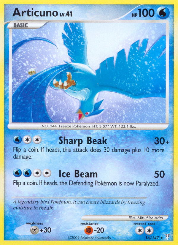 Articuno (16/147) [Platinum: Supreme Victors] | Exor Games New Glasgow